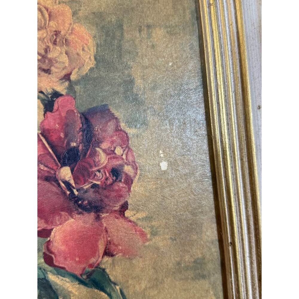Ann Cochran Summer Splendor 1944 Oil Painting Floral Still Life Framed TV Prop - Picture 10 of 10